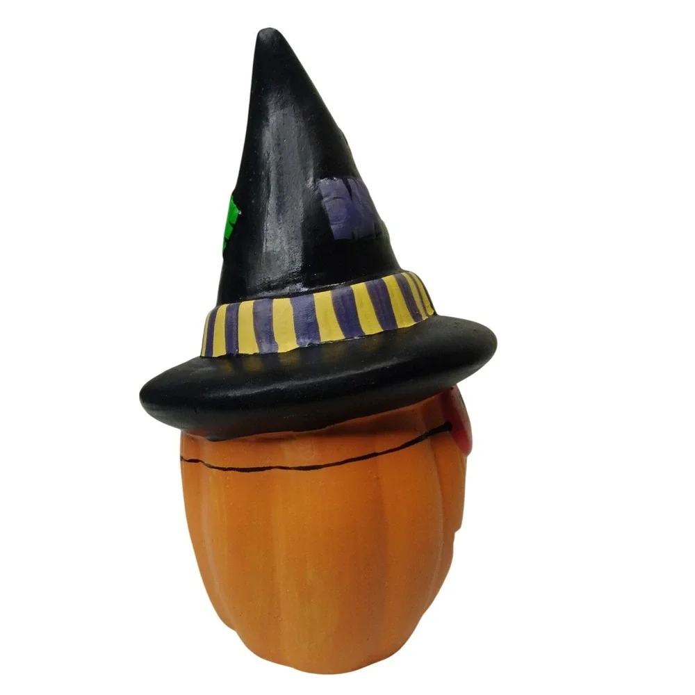 Halloween Pumpkin Witch Hat Light Up Decor‎ Spain's Inc Vintage Decoration